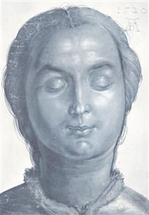 Head of a Young Woman - Albrecht Durer