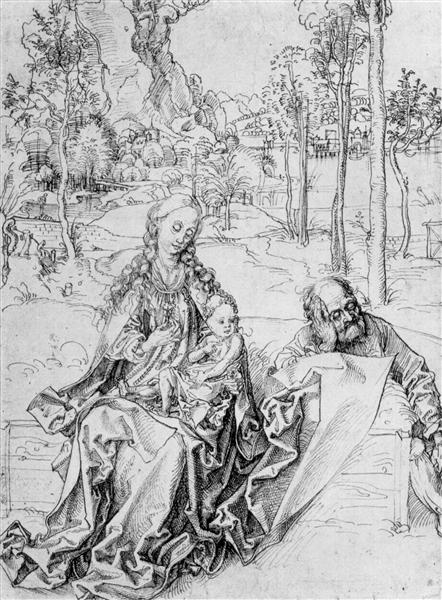 Святое Семейство, 1493 - 1494 - Альбрехт Дюрер