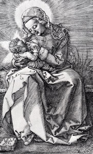 Мадонна кормит младенца, 1519 - Альбрехт Дюрер