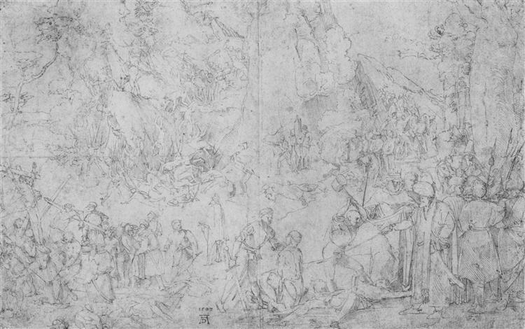 Martyrdom of the Ten Thousand, 1507 - 1508 - Альбрехт Дюрер