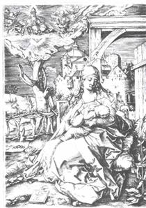 Mary at the gate - Albrecht Dürer