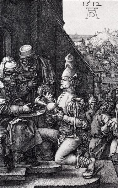 Pilate Washing his Hands, 1512 - Альбрехт Дюрер