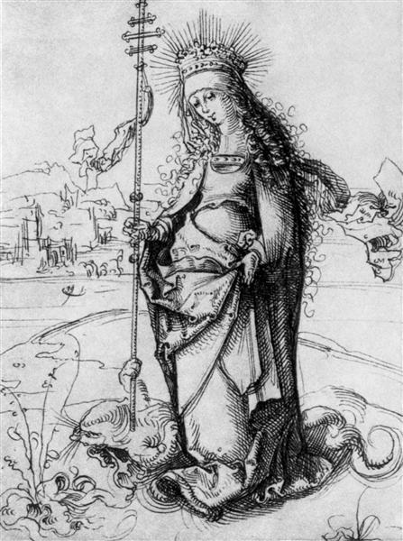 Св. Маргарита, 1486 - 1499 - Альбрехт Дюрер