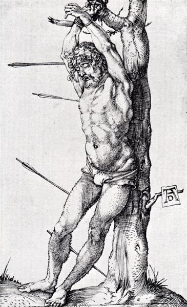 Св. Себастьян у дерева, 1501 - Альбрехт Дюрер