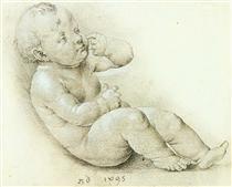Study of the Christ Child - Albrecht Dürer