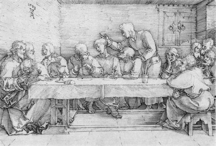 The Last Supper, 1523 - Альбрехт Дюрер
