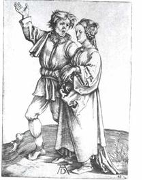 The young peasant and his wife - Albrecht Dürer