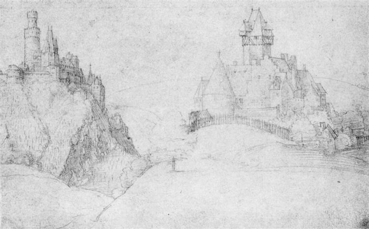 Two Castles - Albrecht Durer