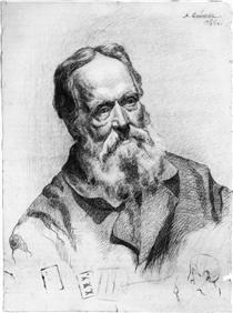 Portrait of an old man - Alexander Alexandrowitsch Deineka