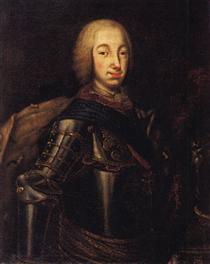 Portrait of Grand Duke Peter Fedotovich (later Peter III), - Aleksey Antropov