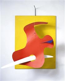 Form against Yellow (Yellow Panel) - Александр Колдер