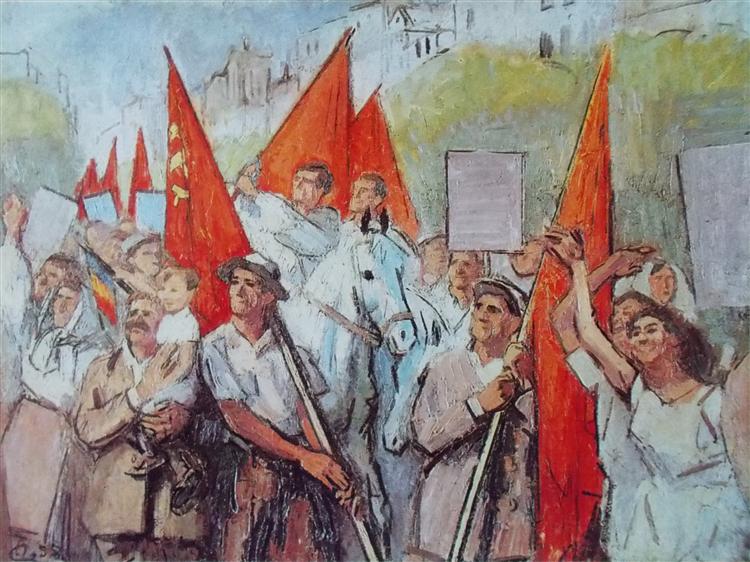 May Day in Freedom, 1958 - Александру Чукуренку