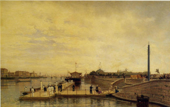 Bolshaya Neva, 1872 - Alexey  Bogolyubov
