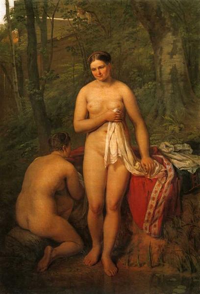 Bathers, 1829 - Alexei Gawrilowitsch Wenezianow