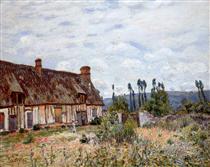 Abandoned Cottage - Alfred Sisley