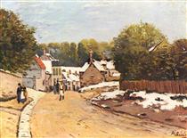 First Snow in Louveciennes - Alfred Sisley