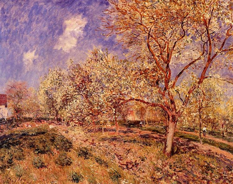 Spring at Veneux, 1880 - Alfred Sisley
