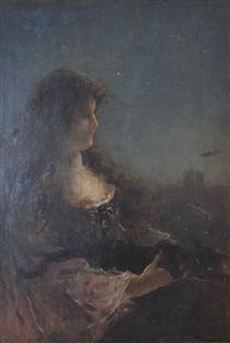 Allegory of the night - Alfred Stevens