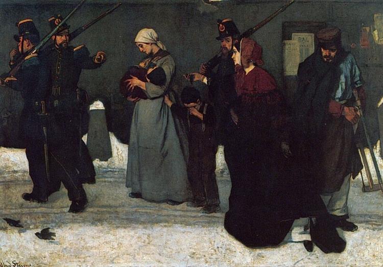 What is Called Vagrancy or, The Hunters of Vincennes, 1854 - Alfred Stevens