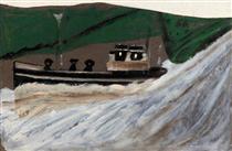 Boat with Figures - Alfred Wallis