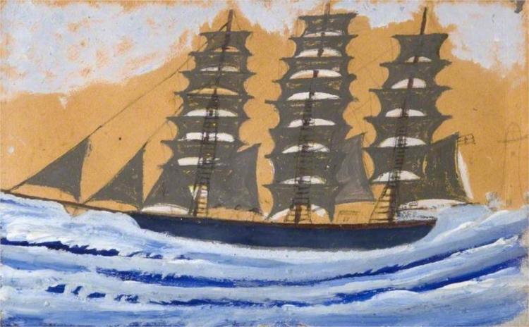 Three-Masted Schooner - Alfred Wallis