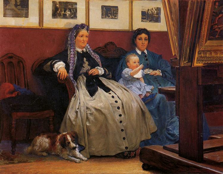 Моя студия, 1867 - Лоуренс Альма-Тадема