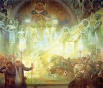 Holy Mount Athos - Alfons Maria Mucha