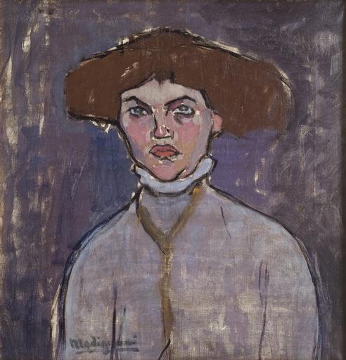 Bust of young girl, 1908 - Amedeo Modigliani
