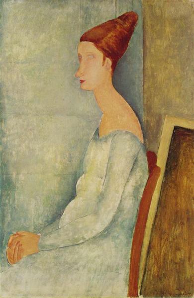 Portrait of Jeanne Hebuterne, 1918 - Amedeo Modigliani