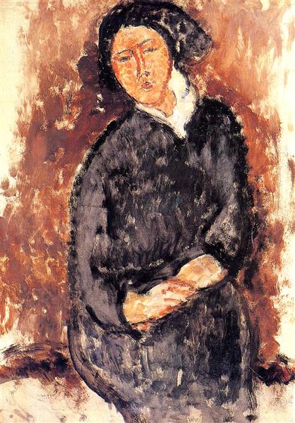 Seated Woman, 1919 - Amedeo Modigliani