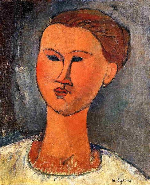 Woman's Head, 1915 - Amedeo Modigliani
