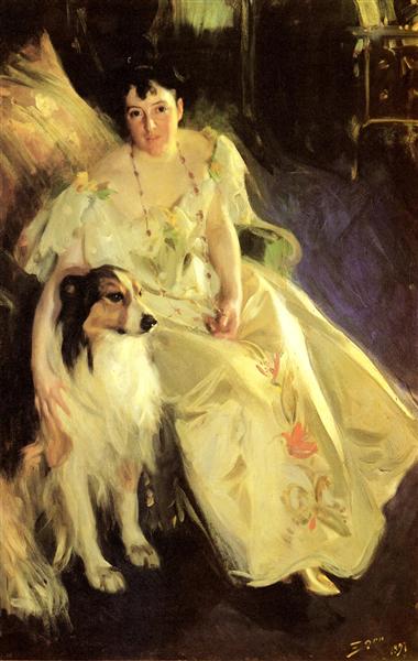 Portrait de Mrs Bacon, 1897 - Anders Zorn