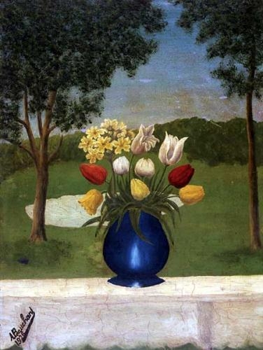 Vase aux Tulipes, 1926 - André Bauchant