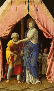 Judith tenant la tête d'Holopherne - Andrea Mantegna