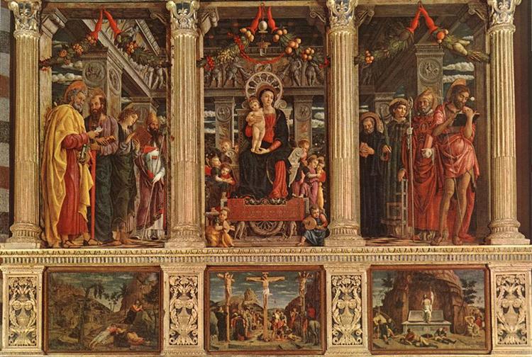 San Zeno Altarpiece, 1457 - 安德烈亞‧曼特尼亞