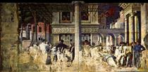 Мученицька смерть і перенесення тіла святого Христофора - Андреа Мантенья