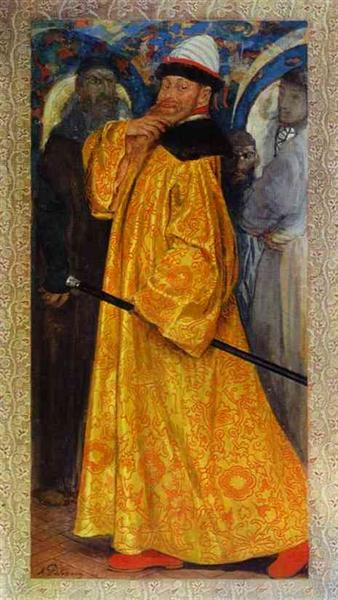 Presented with the Tzar's Own Fur lined Robe, 1902 - Andrei Ryabushkin