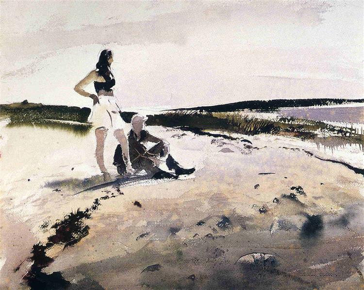 On Bar Island - Andrew Wyeth