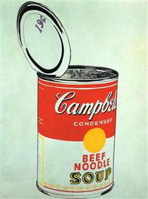 Big Campbell's Soup Can 19c (Beef Noodle) - Енді Воргол