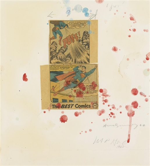 Untitled (Superman Collage #15), 1960 - Andy Warhol