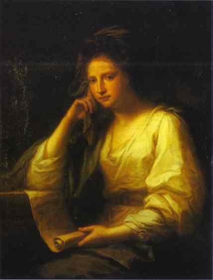 Portrait of a Young Woman as a Sibyl - Ангелика Кауфман