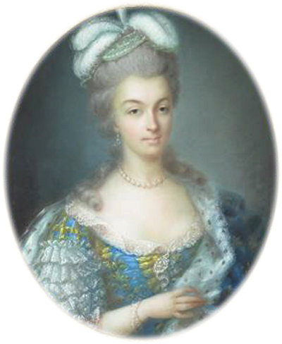 Retrato de Maria Antonieta, 1780 - Anne Vallayer-Coster