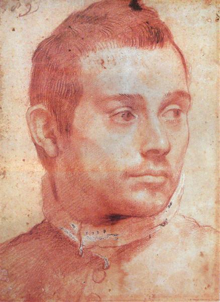 Portrait of a man, c.1580 - c.1590 - Аннибале Карраччи