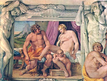 Venus and Anchises, c.1597 - c.1600 - Аннибале Карраччи