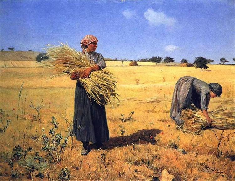 Harvest (Harvesters), 1893 - António de Carvalho da Silva Porto