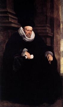 An Aristocratic Genoese - Anthonis van Dyck
