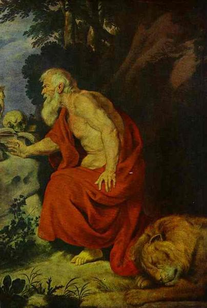 St Jerome - Antoine van Dyck