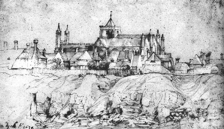 St. Mary's Church at Rye, England, 1634 - Antoine van Dyck