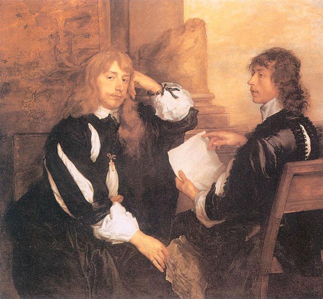 Thomas Killigrew and William, Lord Crofts, 1638 - Antoine van Dyck