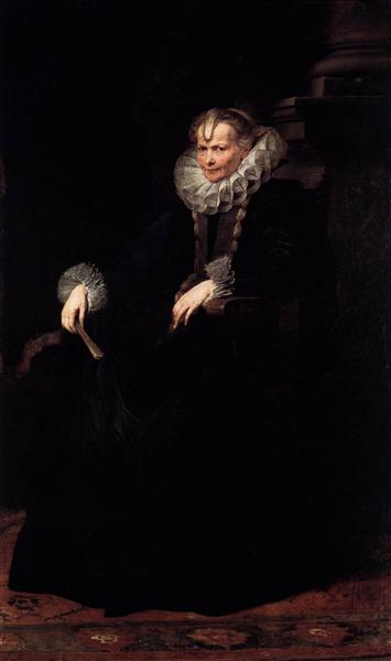 Wife of an Aristocratic Genoese, 1624 - 1626 - Anthony van Dyck